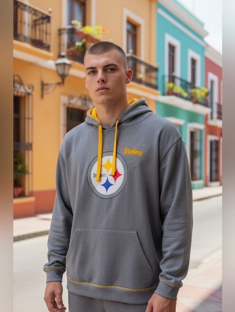 Pittsburgh Steelers Adults Size Large Hoodie Nfl Football Team Gear Tx3